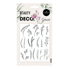 Татуировка переводная для тела Deco Floral by Miami tattoos Grass Deco.