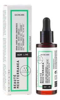 Сыворотка для лица Beaute Mediterranea Hemp Line Serum Super Green Concentrate 30мл