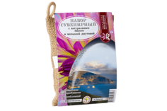 Мочалка со стружкой натурального мыла Гурзуф - Аю-Даг Крымская Натуральная Коллекция