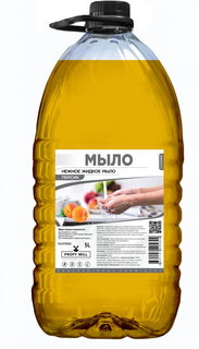 Нежное универсальное жидкое мыло Profy Mill Персик 5 литров ПЭТ