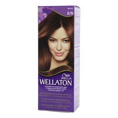 Крем-краска Wella Wellaton для волос махагон 5/5 110 мл