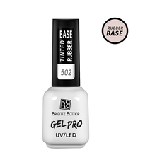 База каучуковая камуфлирующая для гель-лака 502 / GEL PRO Rubber Base, light beige 12 мл Brigitte Bottier