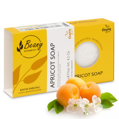 Мыло Beany твердое натуральное турецкое Apricot Soap абрикосовое