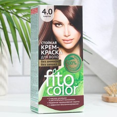 Стойкая крем-краска для волос Fitocolor, тон каштан, 115 мл