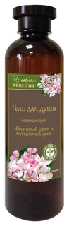 Гель для душа Целебные рецепты Яблоневый цвет и мускатный орех 400 мл