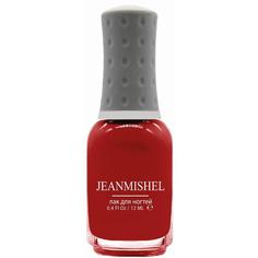 Лак для ногтей Jeanmishel, тон 245, красный, матовый, 12 мл