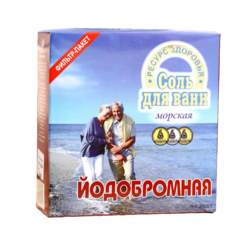 Соль для ванн "Ресурс здоровья", морская, йодобромная, 1 кг