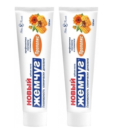 Комплект Новый Жемчуг Зубная паста Прополис 100 мл х 2 шт
