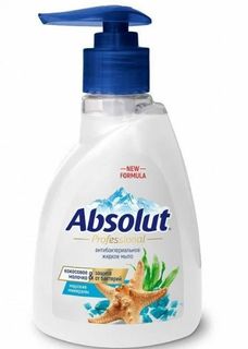 Мыло жидкое Абсолют, туалетное, Professional, морские минералы, 250 г х 3 шт.