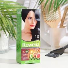 Крем-краска для волос Rowena Soft Silk 1.0 черный, 135 мл