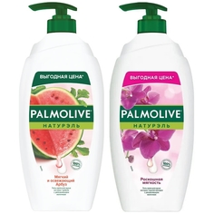 Набор Гель-кремов для душа Palmolive Натурэль Мягкий и освежающий Арбуз+Роскошная Мягкость