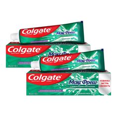 Комплект Зубная паста Colgate Макс фреш Нежная мята 100 мл х 2 шт.