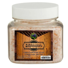 Гималайская красная соль Добропаровъ с маслом пихты, 2–5 мм, 300 г