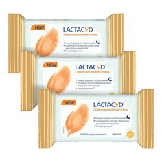 Комплект Салфетки LACTACYD для интимной гигиены 15 шт. х 3 уп.