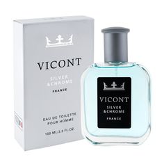 Туалетная вода мужская Delta parfum Vicont Silver and Chrome