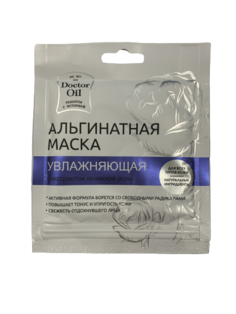 Альгинатная маска увлажняющая с экстрактом крымскои? розы, 30г Doctor Oil