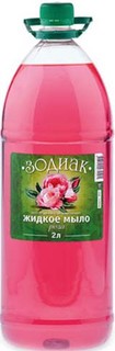 Жидкое мыло Амс медиа Зодиак Роза, прозрачное, 2 л