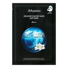 Тканевая маска JMsolution Edelweiss Glacier Water Alps Mask Snow с экстр. эдельвейса 30 мл