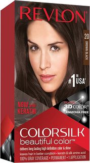 Краска для волос Revlon Colorsilk тон 20 Brown Black 130 мл