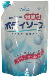 Крем-Мыло Nihon Detergent для тела смягч. с коллагеном и лауриновой кислотой 400 мл