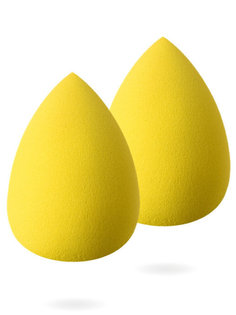 Спонж для макияжа REVOLUT для косметических средств "Яйцо", 2 шт., желтый