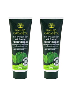 Комплект Био-крем для ног Karelia Organica Organic Podorozhnik Против натоптышей 75млх2шт
