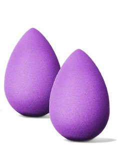 Спонж для макияжа REVOLUT для косметических средств "Яйцо", 2 шт., фиолетовый