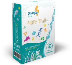 Соль для ванн детская с Чистотелом и Чередой Море трав Dr. Aqua 450 гр Dr.Aqua