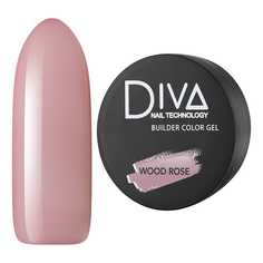 Гель Diva Nail Technology Builder gel Wood Rose пыльно-розовый 30 мл