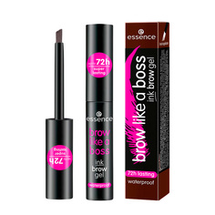 Гель для бровей essence brow like a boss ink brow gel, 03 Dark Brown