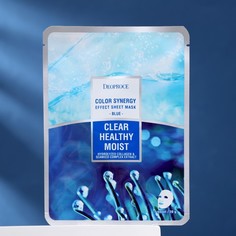 Тканевая маска для лица DEOPROCE, с экстрактом морских водрослей и коллагеном, 20 г No Brand