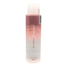 Двухфазное средство для снятия макияжа APIEU Lip & Eye Wash Remover Sweet Rose