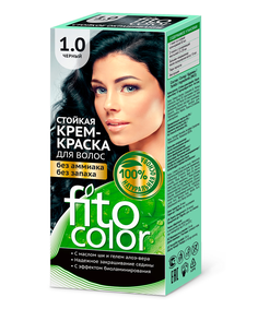 Крем-краска для волос Fito Косметик Fitocolor тон Черный, 115 мл х 6 шт.
