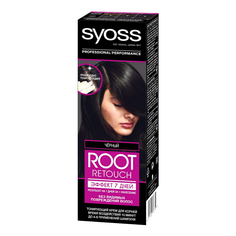Крем тонирующий Syoss Root Retoucher Эффект 7 дней 1.0 черный 60 мл