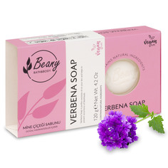 Мыло Beany твердое натуральное турецкое Verbena Soap с экстрактом вербены