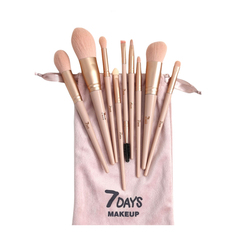 Набор кистей для макияжа 7 days Make Up 9 предметов