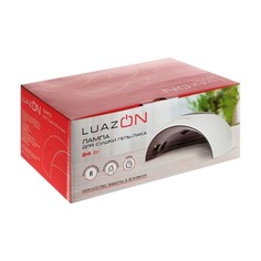 Лампа для гель-лака LuazON LUF-17, LED, 220 В, 8 диодов, таймер 3 режима, белый