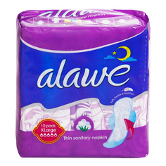Прокладки гигиенические Alawe Cotton XLarge 10 шт.