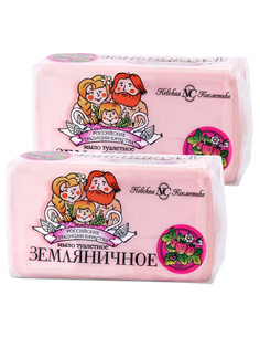 Комплект Невская Косметика Туалетное мыло Земляничное 140 г х 2 шт