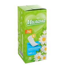 Прокладки ежедневные «Милана» Classic Deo Soft Травы, 20 шт/ Milana