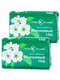Комплект Туалетное мыло Невская Косметика Яблоневый Сад 90 г х 2 шт.
