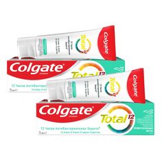 Комплект Зубная паста Colgate Total Профессиональная Чистка гель 75 мл х 2 шт.