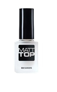 Матовое Верхнее покрытие лака Relouis для ногтей Маtt Top, 2 шт.