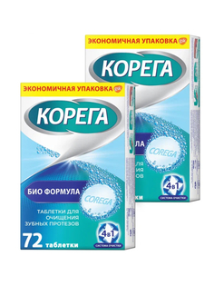 Очищающие таблетки Corega Био Формула N 72 2 шт