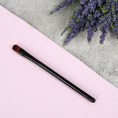 Кисть для макияжа, 13 см, цвет чёрный Queen Fair