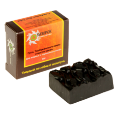 Шампунь твердый «Бизорюк» лечебный, бессульфатный, грязь Тамбуканского озера и масло какао