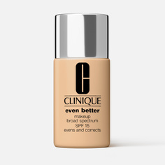 Основа тональная Clinique Even Better Makeup SPF 15, Honey, №CN 58, 30 мл