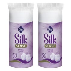 Комплект OLA! SILK SENSE Ватные диски 50 шт/упак. х 2 упак.