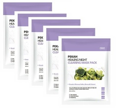 Маска для лица Pekah Healing Night Корейская с экстрактом брокколи