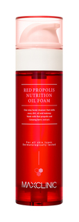 Масло-пенка для умывания Maxclinic гидрофильное Red Propolis Nutrition Oil Foam 110мл